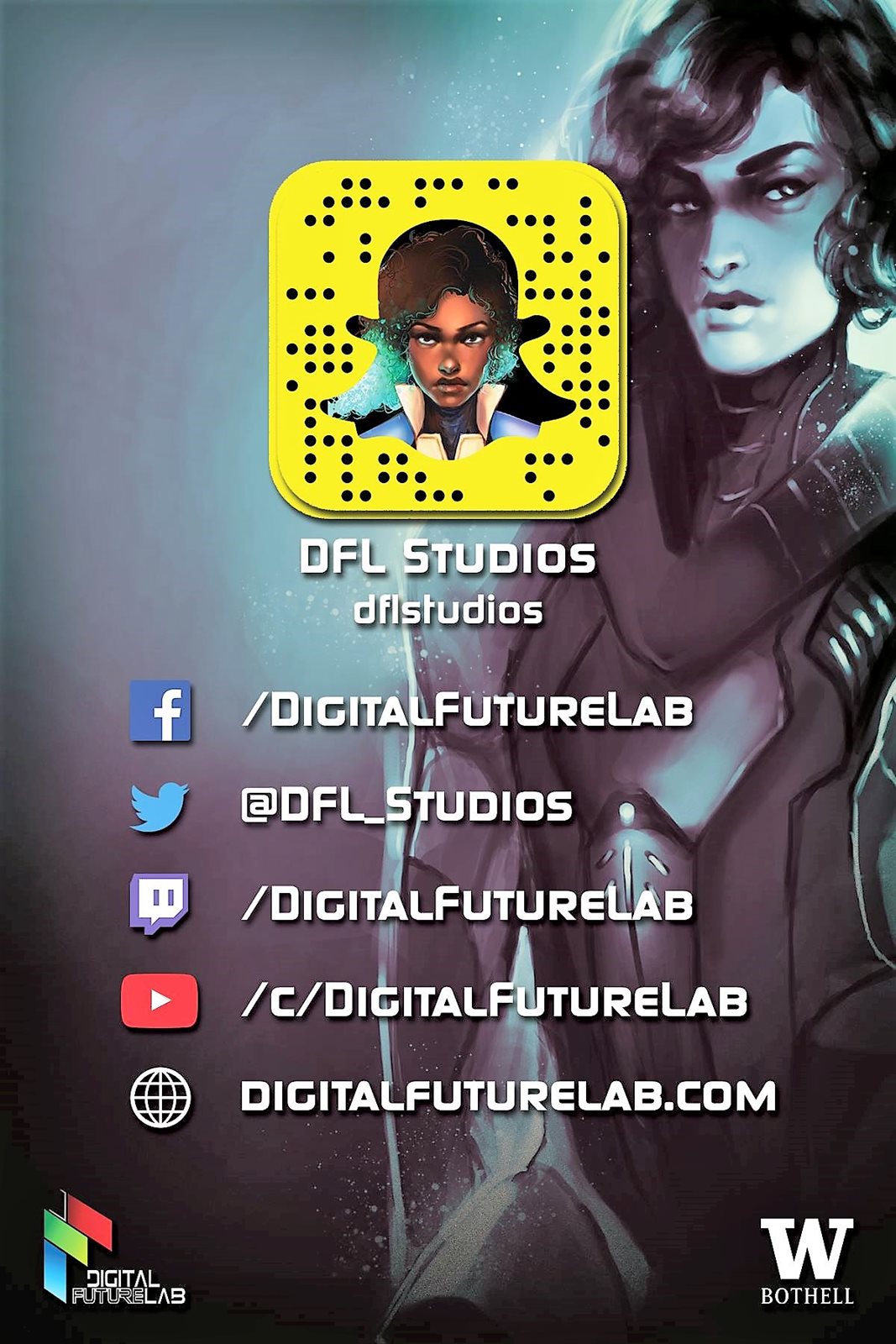 social media logos for DFL