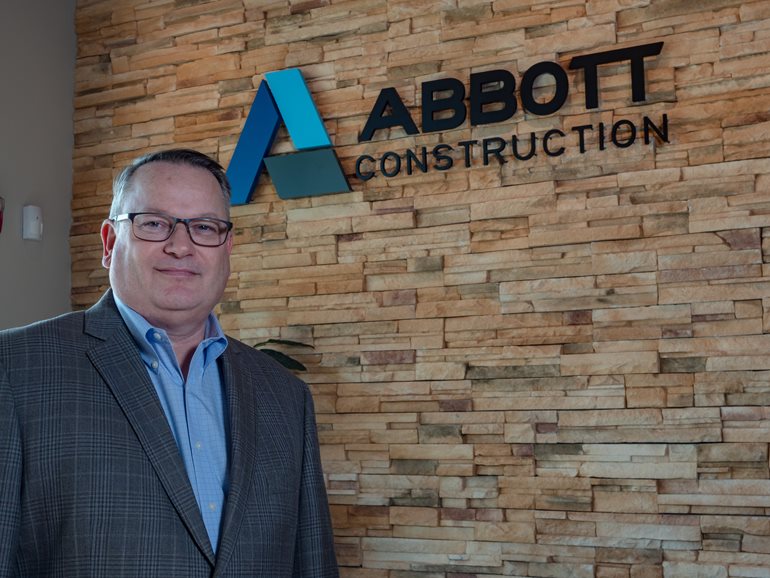 Howard Snow, controller at ABBOTT Construction. 