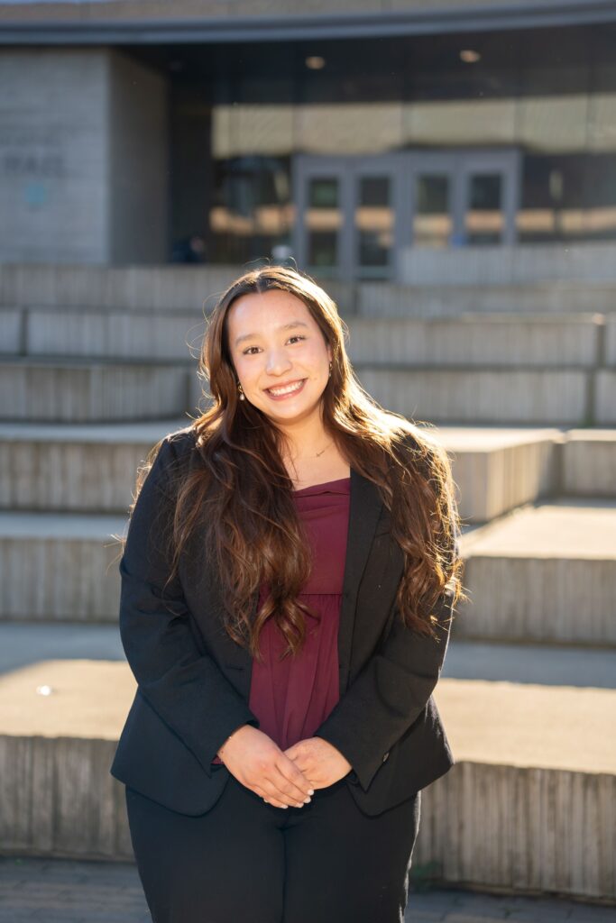 student in suit