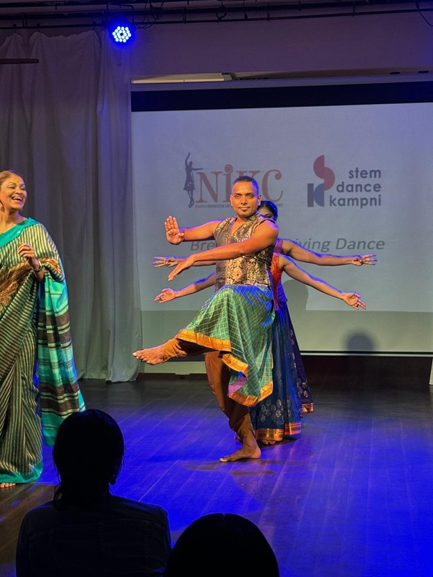 Dancers on a stage