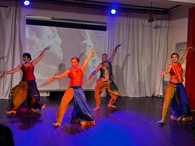 Dancers on a stage