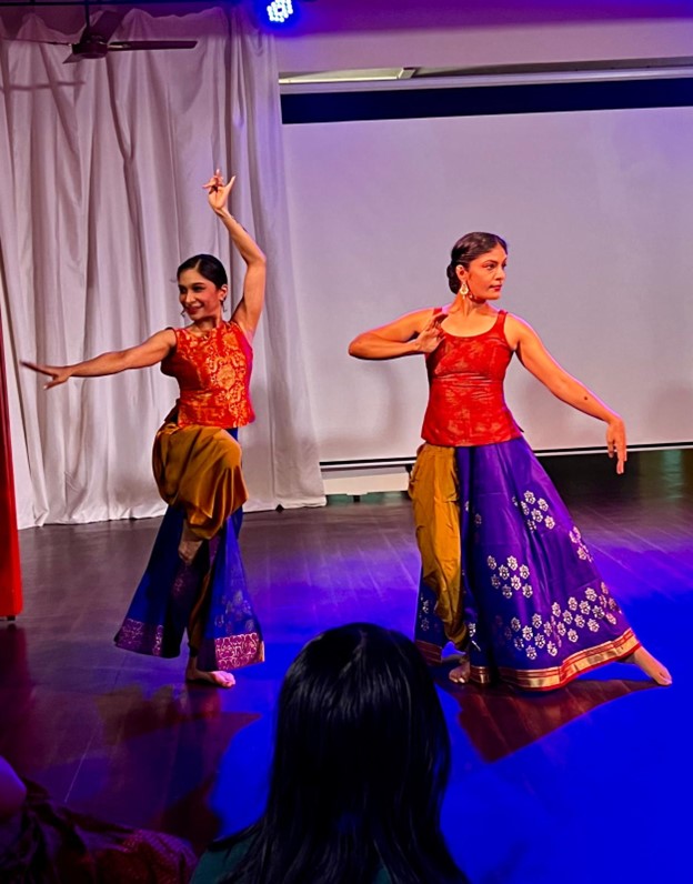 Dancers on a stage