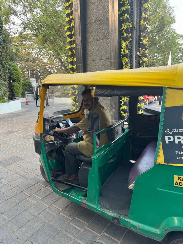 Tuk-tuk and driver