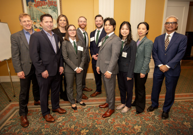 UW Bothell, staff, and mentors pose at the event