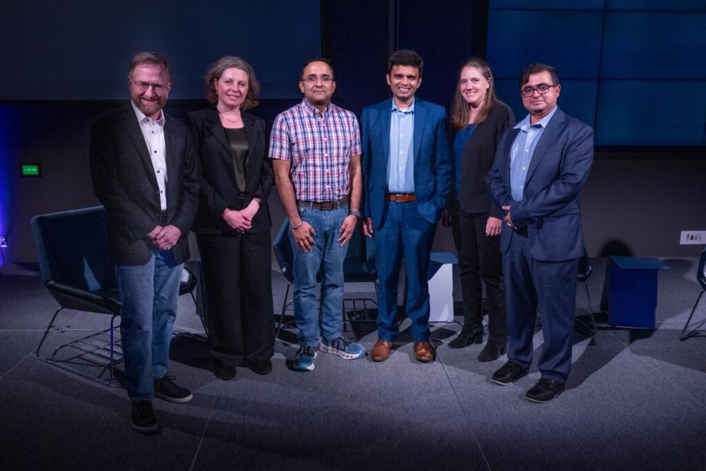 Bill Price, Dean Sophie Leroy, Rakesh Menon, Aseem Datar, Katie Young and Surya Pathak