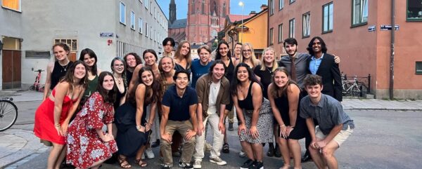 Group photo of study abroad students