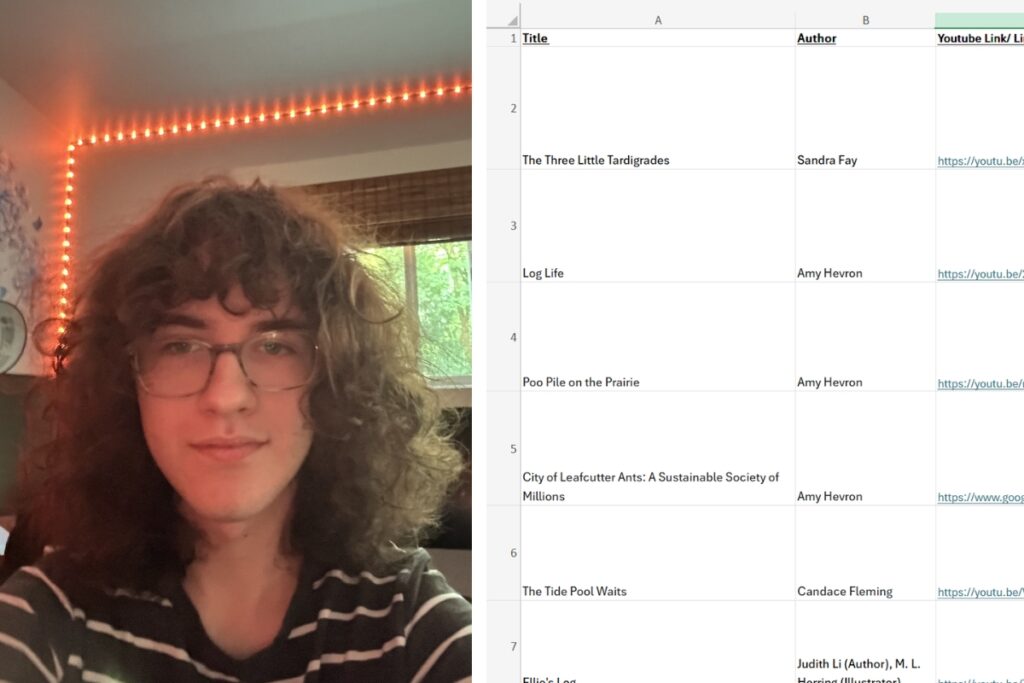 a portrait of max and a glimpse of his project