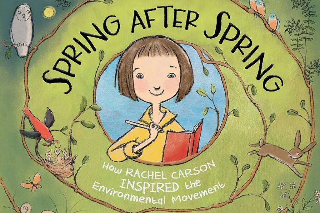 visual communication - book cover "Spring after Spring".