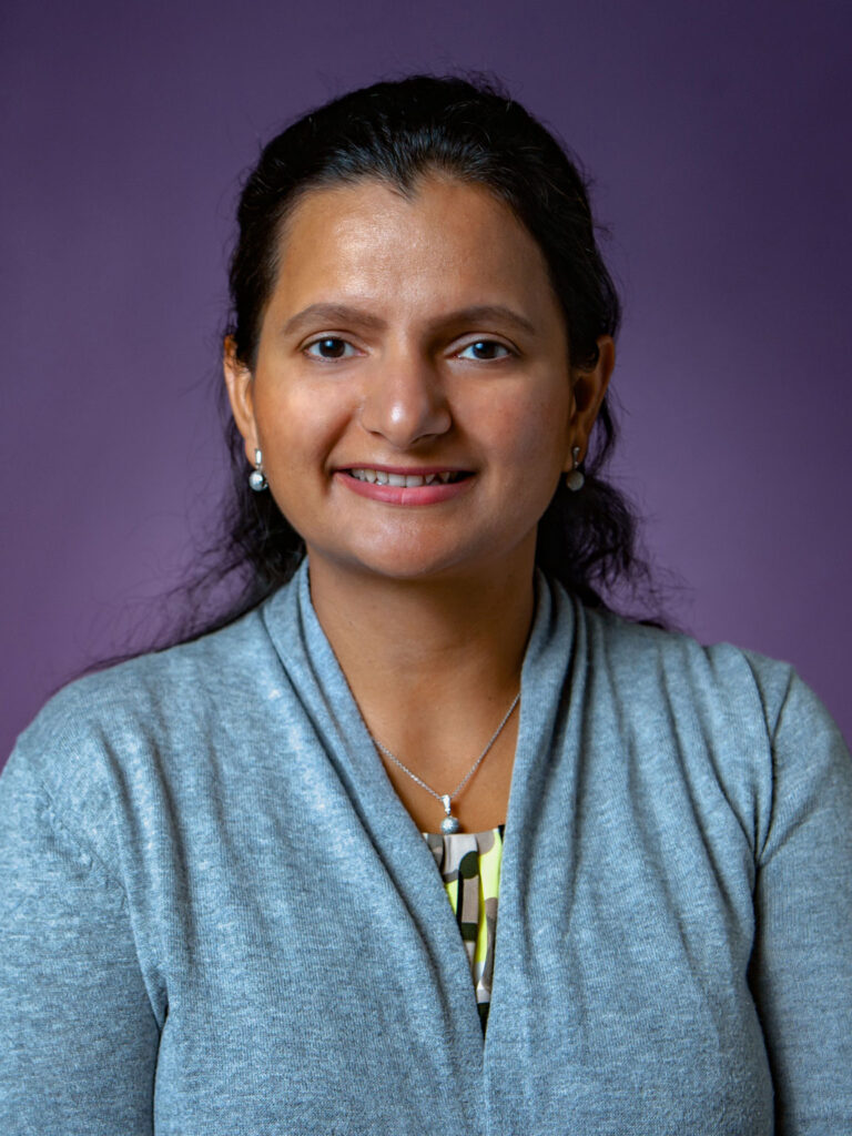 Sarita Shukla smiling.
