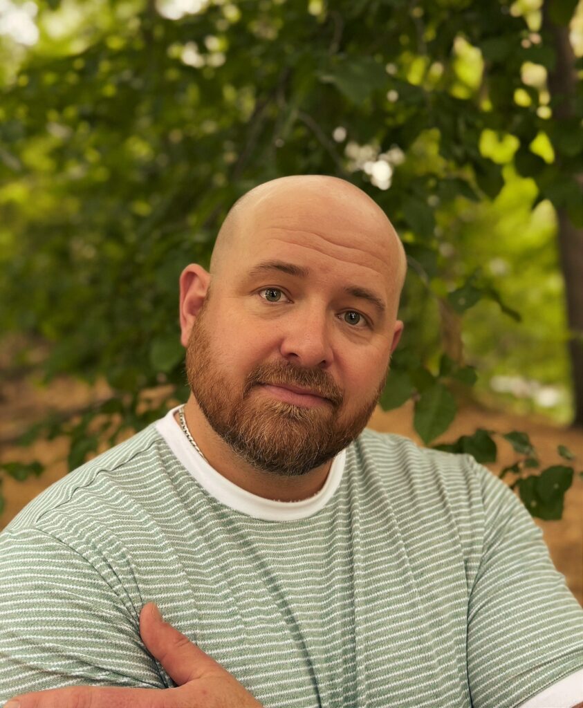 Person looking at camera