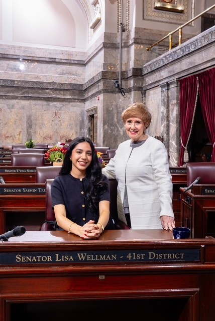 Ramirez with Sen. Wellman