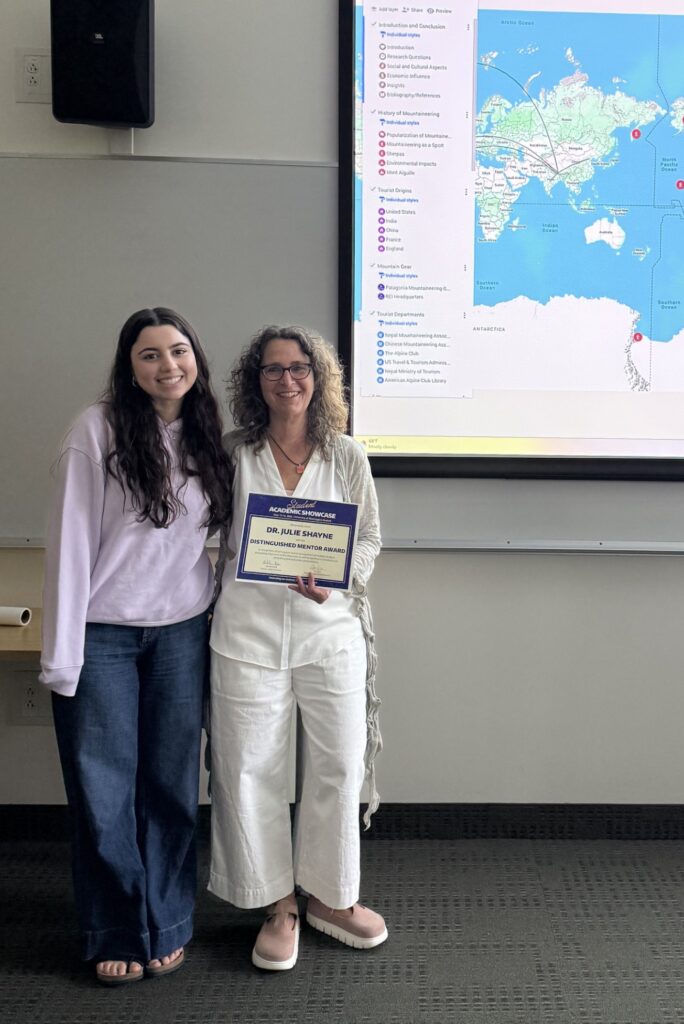 Dr. Julie Shayne with mentee
