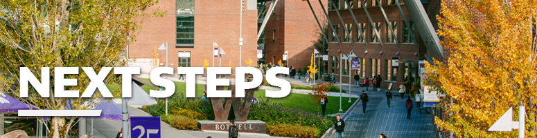 Next steps of admission