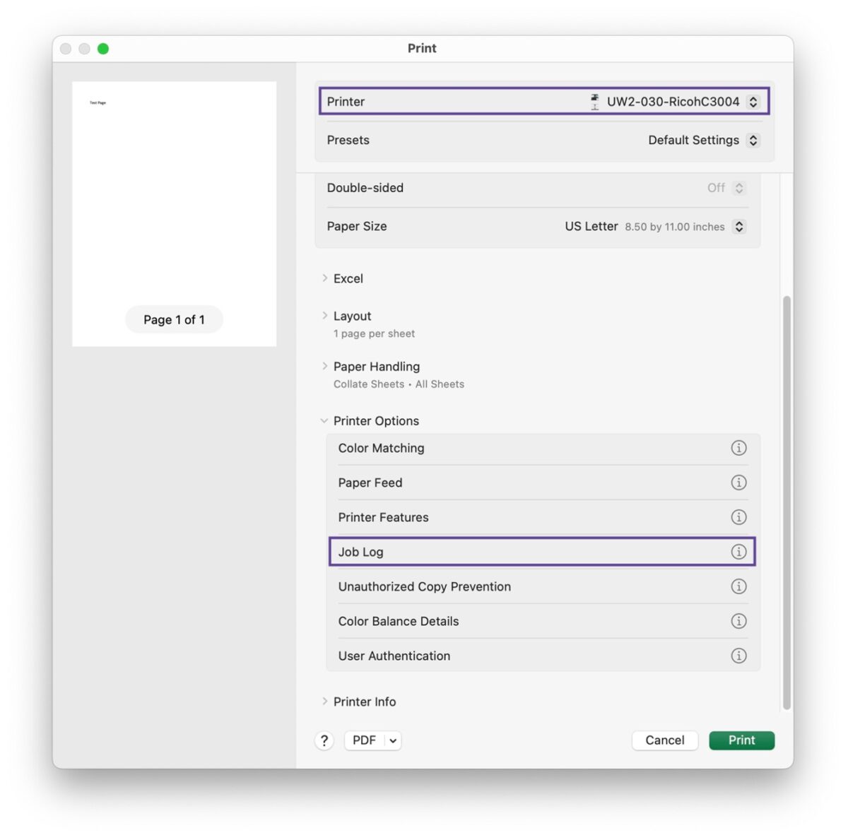 Faculty/Staff: Add a Ricoh print code to your computer - Information ...