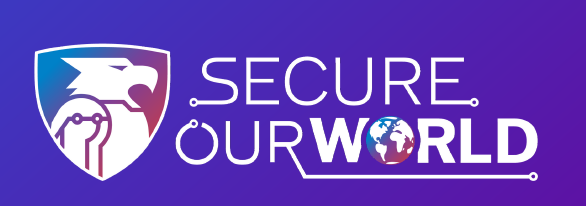 A logo that says "Secure Our World." 