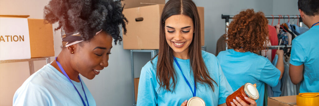 students working together