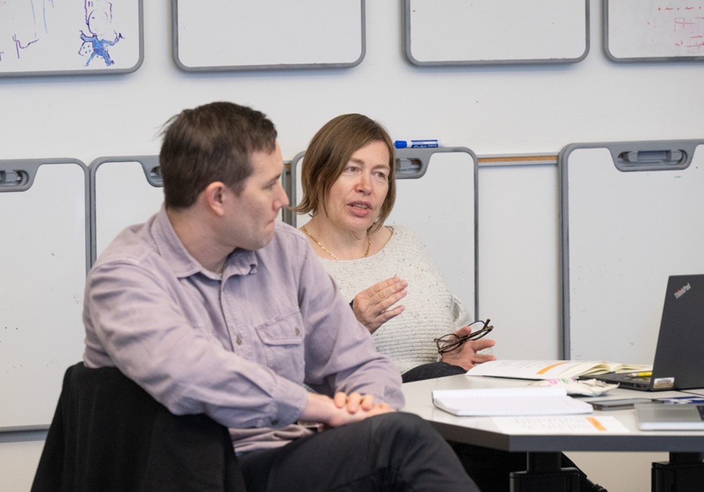 forefront staff offer feedback to bhlth 435 students