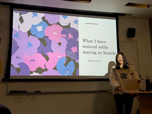 Presentation at UWB by Sayaka