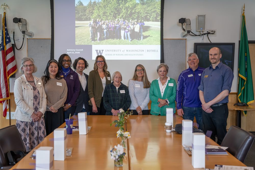 dean's council members in board room