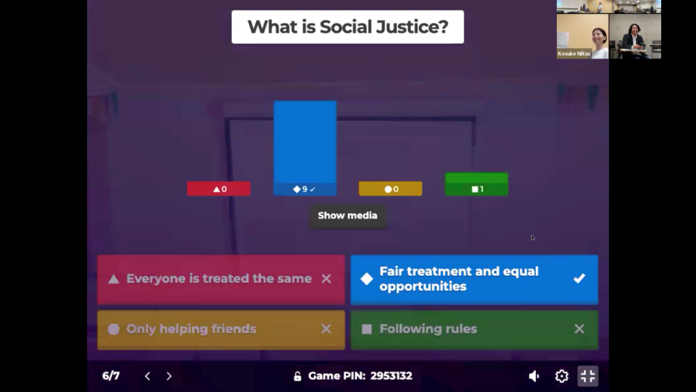 powerpoint slide on social justice