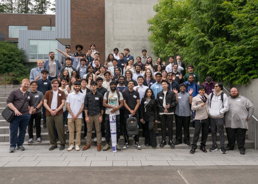 Group of students, faculty and community from the STEM Symposium