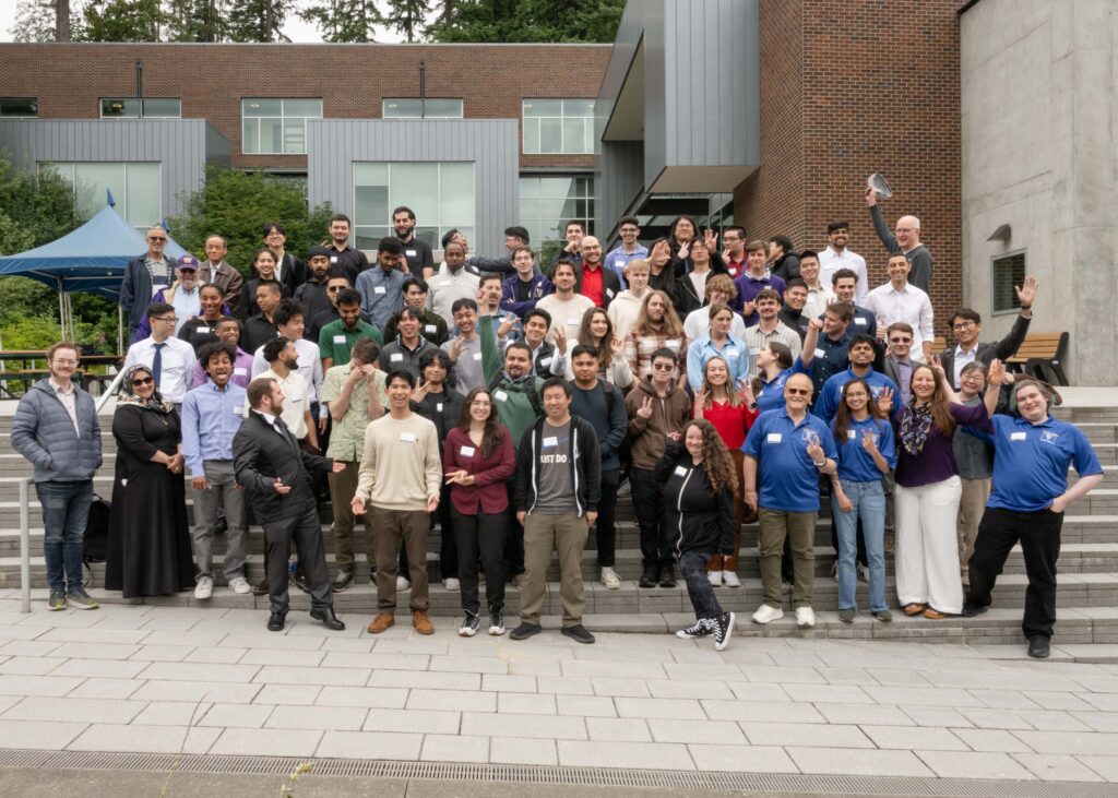 Group of students, faculty and community from the STEM Symposium