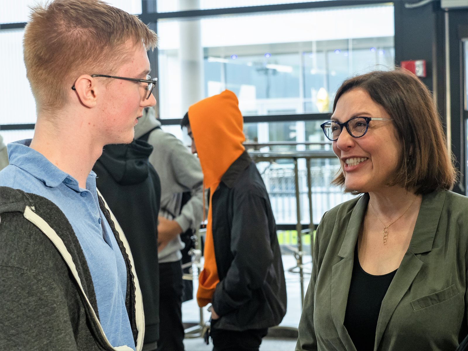 Zach Ruble with Rep. Suzan DelBene