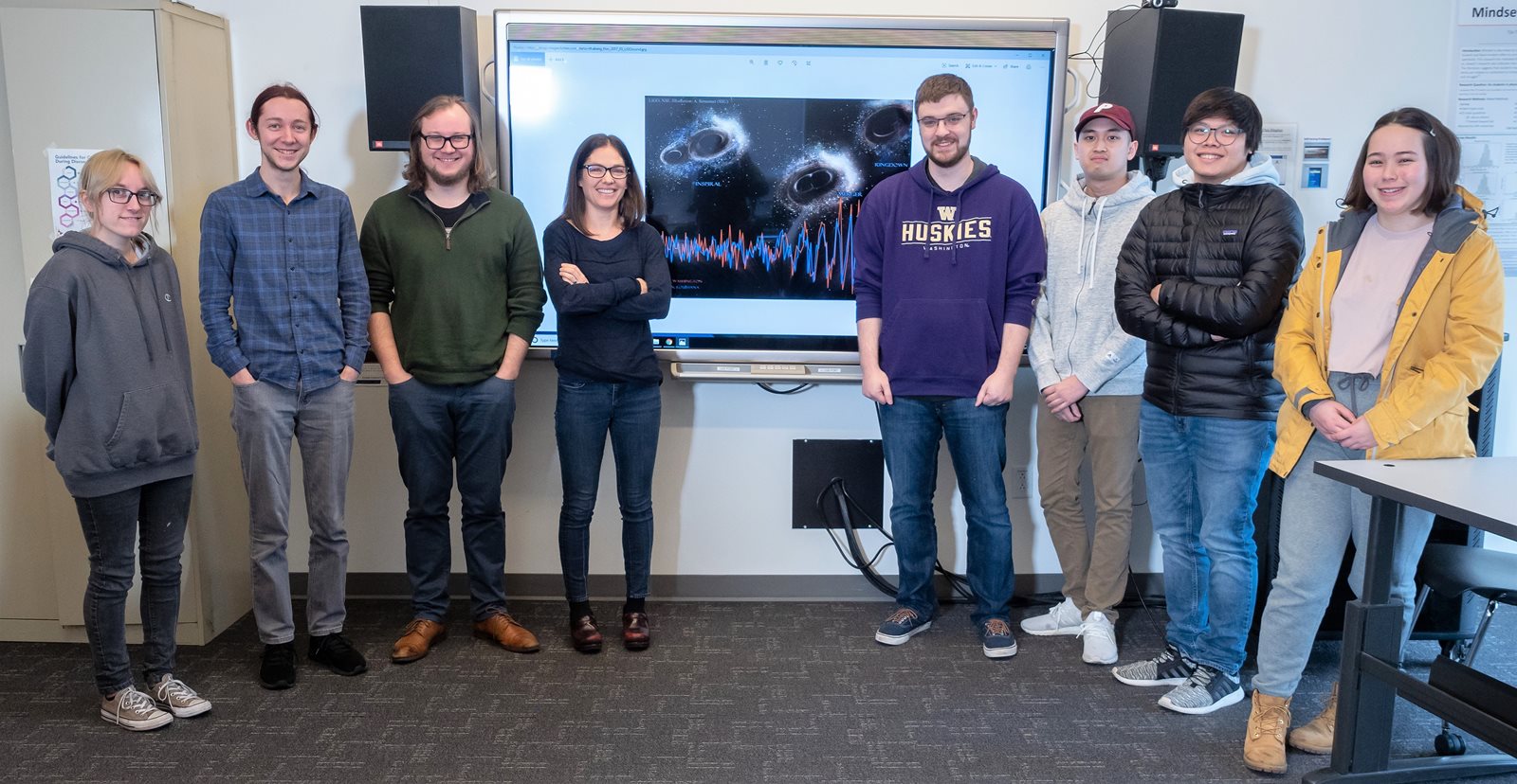 Joey Key and members of research group.