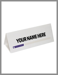 Name tent shop