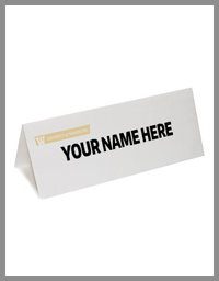 Name tents hotsell