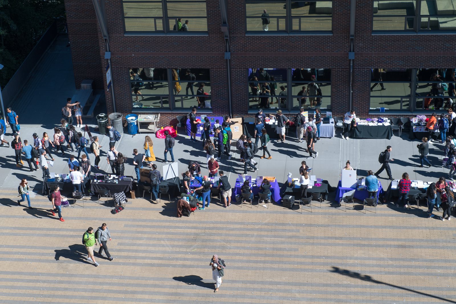 Overhead photo of 2017 Student Activities Fair