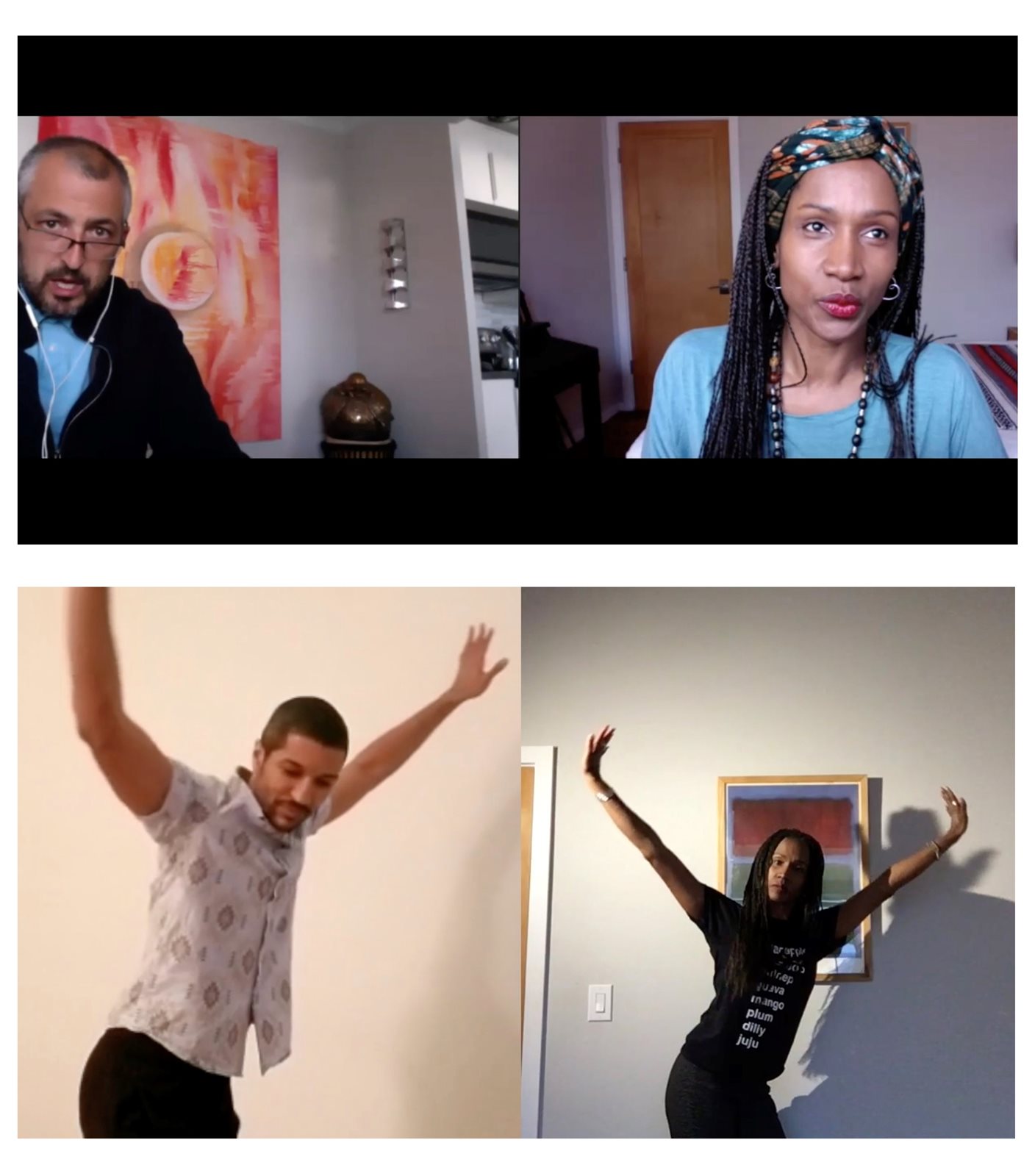 Performing Memory for Black (re)Cognition (video still) | Performers: Justin C. Lynch, Berette S Macaulay, Mark S. Pergola