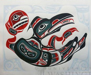 Native American raven painting