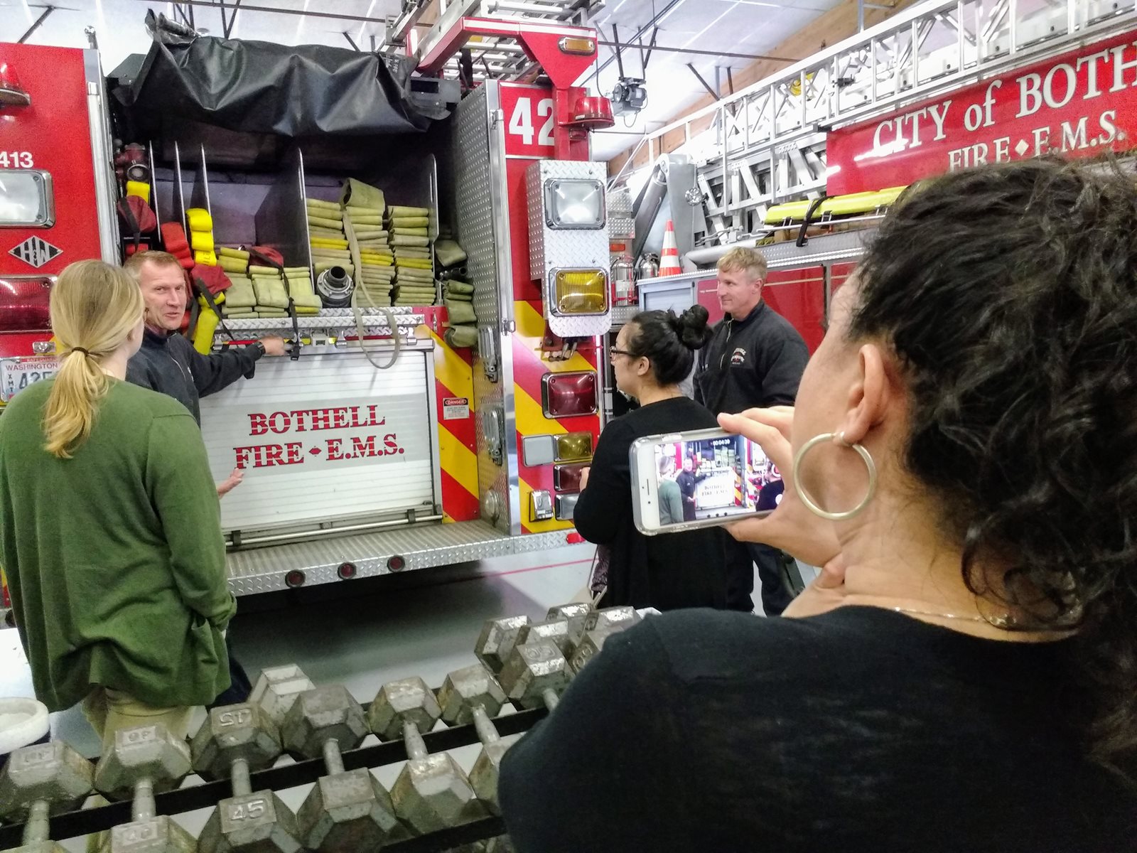 nursing students and bothell fire department