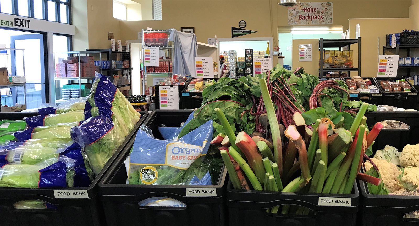 Produce and groceries.