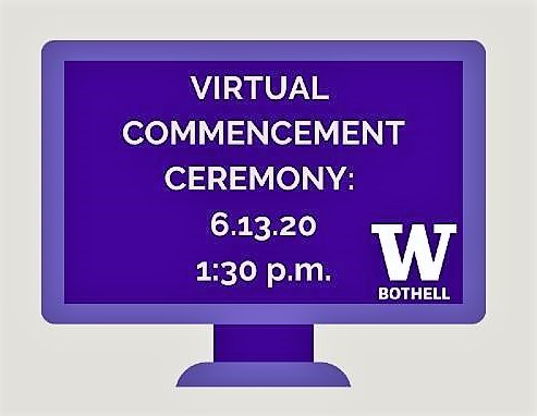 Virtual commencement graphic