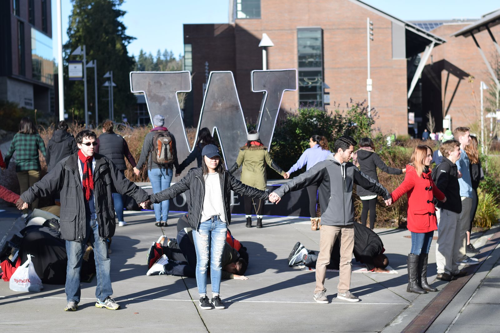 students rehearsing video