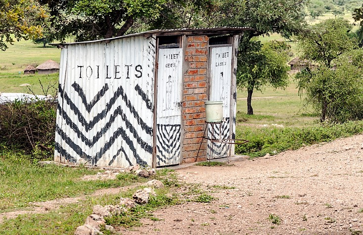 Stock photo of latrine