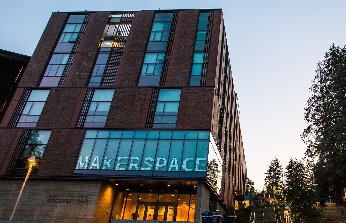 Makerspace is located in Discovery Hall.