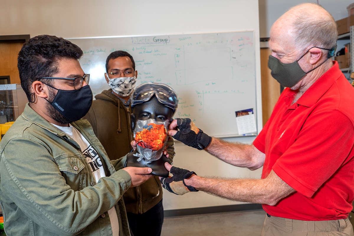 Dan Jaffe demonstrating their test