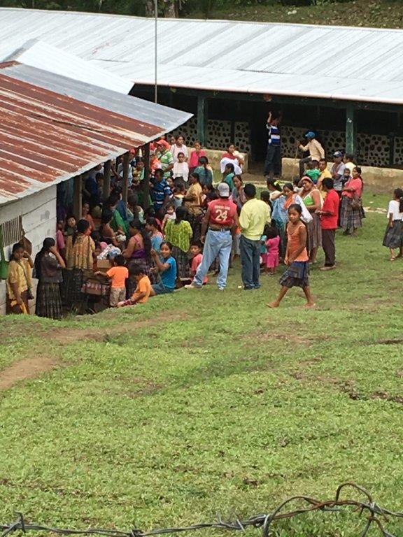 Lines of Patients Overflow Outside the Clinic