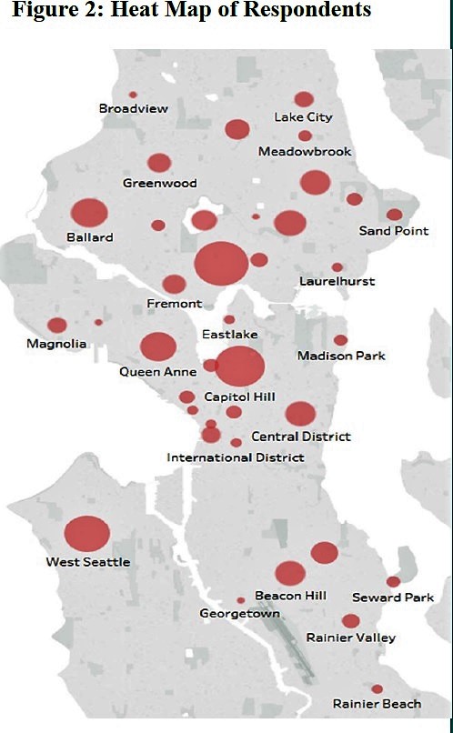 Map of Seattle sale hot spots