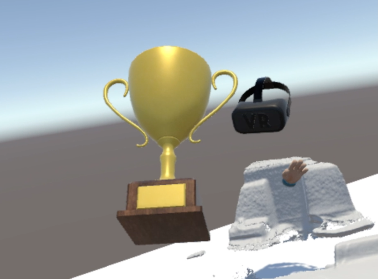 screen shot of trophy in ultra-reality
