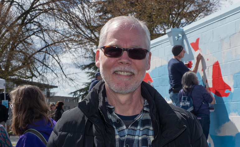 Tony Smullin, Salmon Watcher and longtime friend of Dr. Jensen