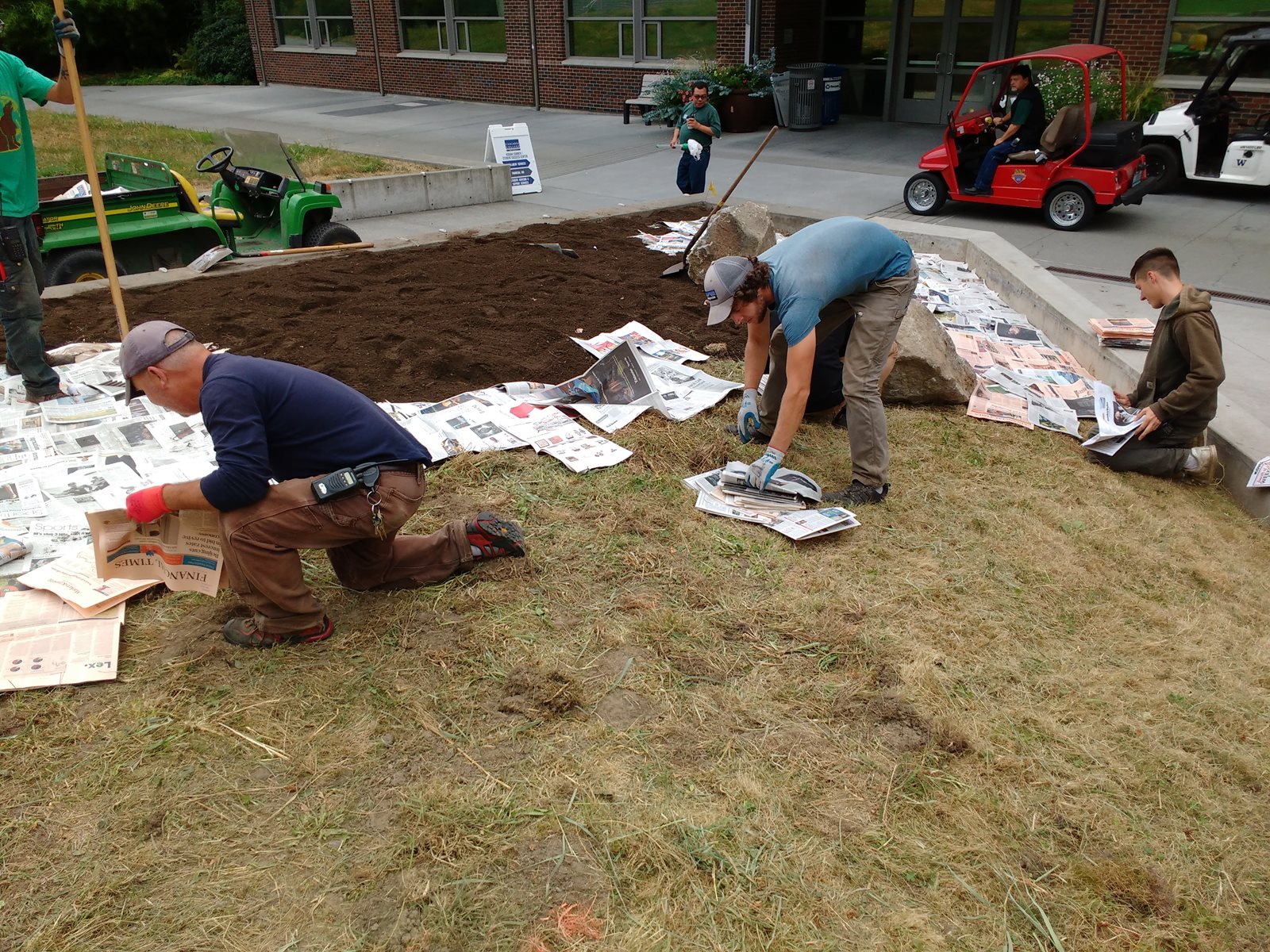 gardeners sheet mulching