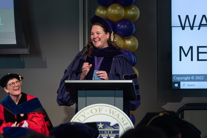 Dr. Iverson Cabral at Commencement