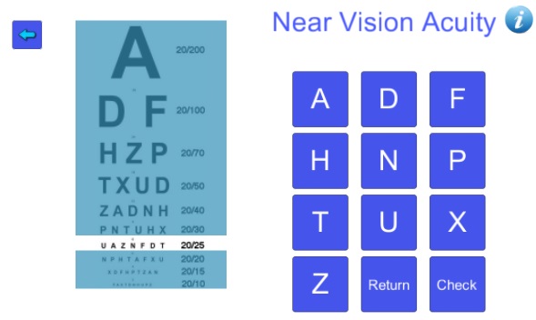 vision test graphic